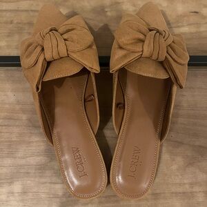JCrew Tan Suede Mule